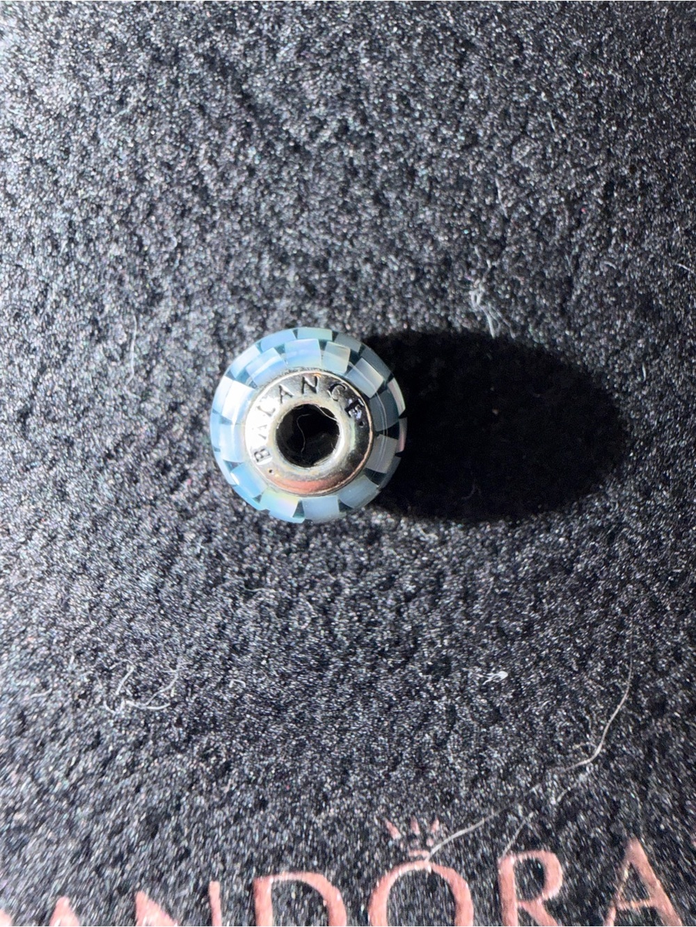 Pandora Essence balance Blue Glass Charm Bead